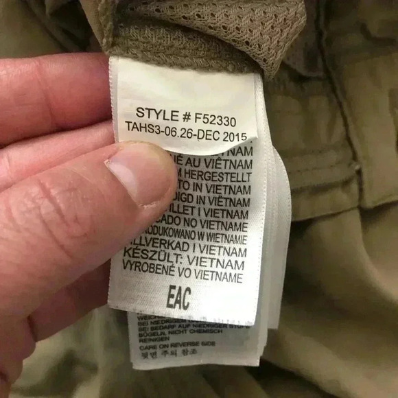 Marmot Harrison Men’s Shorts 30 X 11 Khaki F52330 - Picture 4 of 12